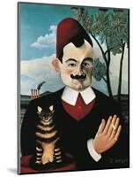 Portrait of French Writer Pierre Loti, Pseudonym of Louis Marie Julien Viaud-Henri Rousseau-Mounted Giclee Print
