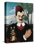 Portrait of French Writer Pierre Loti, Pseudonym of Louis Marie Julien Viaud-Henri Rousseau-Stretched Canvas