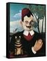 Portrait of French Writer Pierre Loti, Pseudonym of Louis Marie Julien Viaud-Henri Rousseau-Framed Stretched Canvas