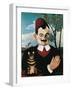 Portrait of French Writer Pierre Loti, Pseudonym of Louis Marie Julien Viaud-Henri Rousseau-Framed Giclee Print