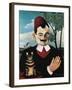 Portrait of French Writer Pierre Loti, Pseudonym of Louis Marie Julien Viaud-Henri Rousseau-Framed Giclee Print