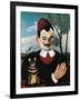 Portrait of French Writer Pierre Loti, Pseudonym of Louis Marie Julien Viaud-Henri Rousseau-Framed Giclee Print