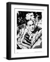 Portrait of Frida Kahlo-null-Framed Art Print