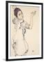 Portrait of Friederike Maria Beer, 1914-Egon Schiele-Framed Giclee Print