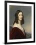 Portrait of Friederike Von Freiin Gumppenberg, 1843-Joseph Karl Stieler-Framed Giclee Print