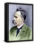 Portrait of Friedrich Nietzsche (1844 - 1900).-Unknown Artist-Framed Stretched Canvas