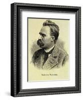 Portrait of Friedrich Nietzsche-Stefano Bianchetti-Framed Giclee Print