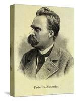 Portrait of Friedrich Nietzsche-Stefano Bianchetti-Stretched Canvas