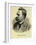 Portrait of Friedrich Nietzsche-Stefano Bianchetti-Framed Giclee Print