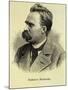 Portrait of Friedrich Nietzsche-Stefano Bianchetti-Mounted Giclee Print