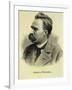 Portrait of Friedrich Nietzsche-Stefano Bianchetti-Framed Giclee Print
