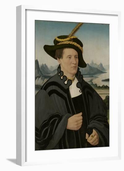 Portrait of Friedrich Rorbach, 1532-Conrad Faber Von Creuznach-Framed Giclee Print