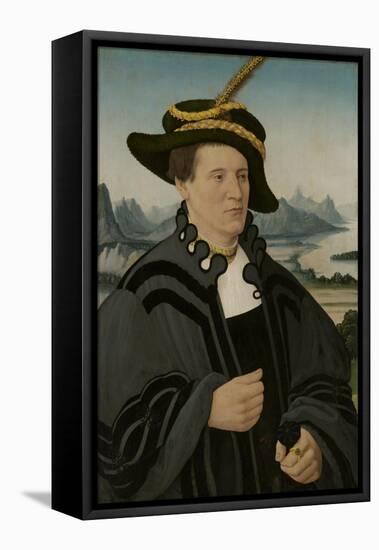 Portrait of Friedrich Rorbach, 1532-Conrad Faber Von Creuznach-Framed Stretched Canvas