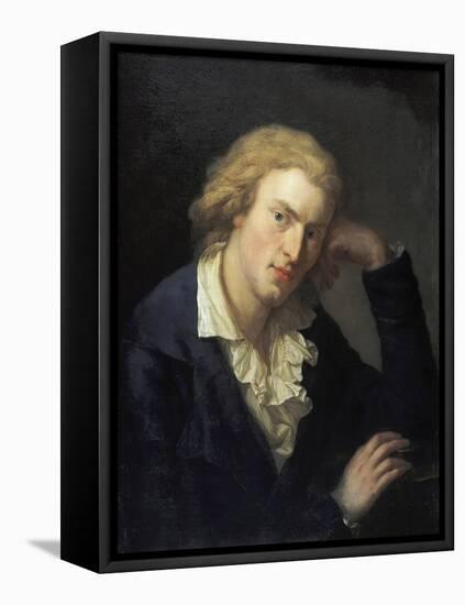 Portrait of Friedrich Von Schiller-Anton Graff-Framed Stretched Canvas