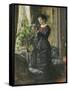 Portrait of Fru Lisen Samson, Nee Hirsch, Arranging Flowers at a Window, 1881-Anders Leonard Zorn-Framed Stretched Canvas