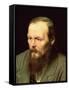 Portrait of Fyodor Dostoyevsky (1821-81) 1872-Vasili Grigorevich Perov-Framed Stretched Canvas