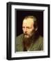 Portrait of Fyodor Dostoyevsky (1821-81) 1872-Vasili Grigorevich Perov-Framed Giclee Print