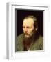 Portrait of Fyodor Dostoyevsky (1821-81) 1872-Vasili Grigorevich Perov-Framed Giclee Print