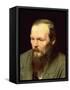 Portrait of Fyodor Dostoyevsky (1821-81) 1872-Vasili Grigorevich Perov-Framed Stretched Canvas