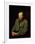 Portrait of Fyodor Dostoyevsky (1821-81) 1872-Vasili Grigorevich Perov-Framed Giclee Print