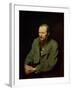 Portrait of Fyodor Dostoyevsky (1821-81) 1872-Vasili Grigorevich Perov-Framed Giclee Print