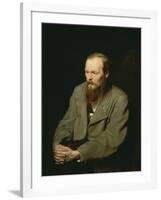 Portrait of Fyodor Dostoyevsky, 1872-Wassili Perow-Framed Giclee Print