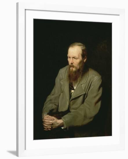 Portrait of Fyodor Dostoyevsky, 1872-Wassili Perow-Framed Giclee Print