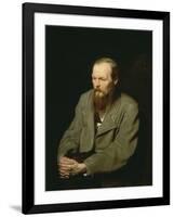 Portrait of Fyodor Dostoyevsky, 1872-Wassili Perow-Framed Giclee Print