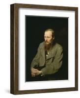 Portrait of Fyodor Dostoyevsky, 1872-Wassili Perow-Framed Giclee Print