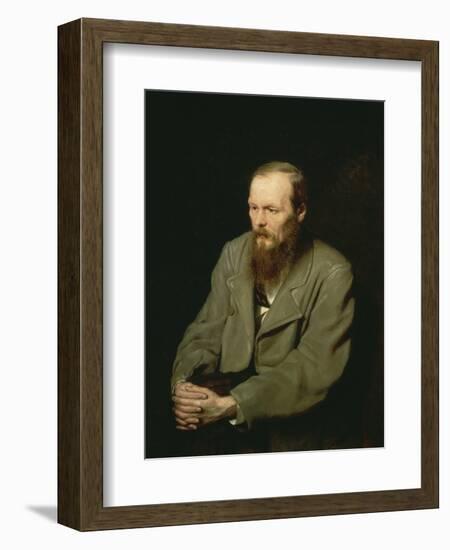 Portrait of Fyodor Dostoyevsky, 1872-Wassili Perow-Framed Giclee Print