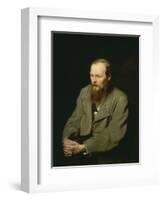 Portrait of Fyodor Dostoyevsky, 1872-Wassili Perow-Framed Giclee Print