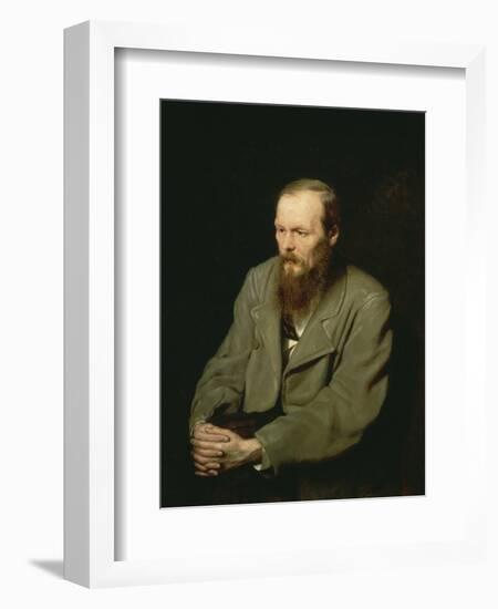 Portrait of Fyodor Dostoyevsky, 1872-Wassili Perow-Framed Giclee Print