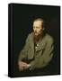 Portrait of Fyodor Dostoyevsky, 1872-Wassili Perow-Framed Stretched Canvas