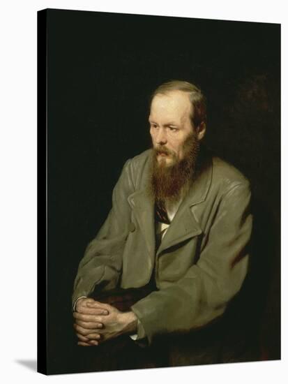 Portrait of Fyodor Dostoyevsky, 1872-Wassili Perow-Stretched Canvas