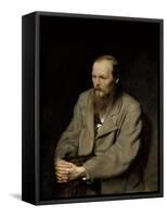 Portrait of Fyodor Dostoyevsky-Vasili Grigorevich Perov-Framed Stretched Canvas