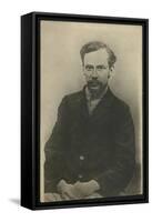 Portrait of Fyodor Mikhaylovich Dostoievsky-Russian Photographer-Framed Stretched Canvas