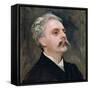 Portrait of Gabriel Faure (1845-1924)-John Singer Sargent-Framed Stretched Canvas