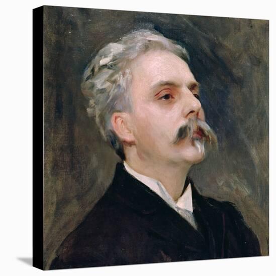Portrait of Gabriel Faure (1845-1924)-John Singer Sargent-Stretched Canvas