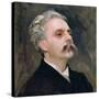 Portrait of Gabriel Faure (1845-1924)-John Singer Sargent-Stretched Canvas