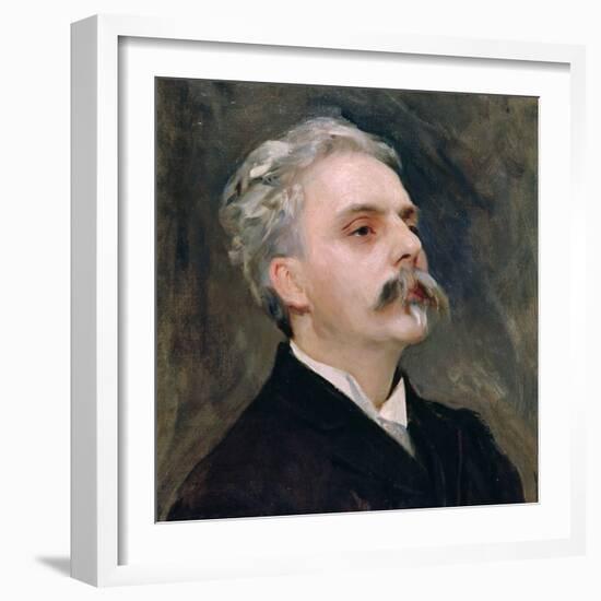 Portrait of Gabriel Faure (1845-1924)-John Singer Sargent-Framed Giclee Print