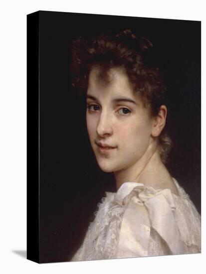 Portrait of Gabrielle Drienza, 1890-William Adolphe Bouguereau-Stretched Canvas
