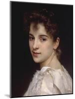 Portrait of Gabrielle Drienza, 1890-William Adolphe Bouguereau-Mounted Giclee Print
