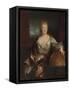 Portrait of Gabrielle Emilie Le Tonnelier De Breteuil, Marquise Du Chatelet-Nicolas de Largilliere-Framed Stretched Canvas