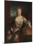 Portrait of Gabrielle Emilie Le Tonnelier De Breteuil, Marquise Du Chatelet-Nicolas de Largilliere-Mounted Giclee Print