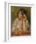 Portrait of Gabrielle Renard (1878-1959) or Gabrielle with Rose, 1911-Pierre-Auguste Renoir-Framed Giclee Print