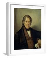 Portrait of Gaetano Bertolassone D'Arache, 1830-1840-Natale Schiavoni-Framed Giclee Print