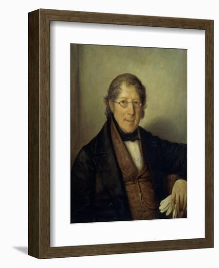 Portrait of Gaetano Bertolassone D'Arache, 1830-1840-Natale Schiavoni-Framed Giclee Print