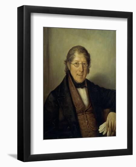 Portrait of Gaetano Bertolassone D'Arache, 1830-1840-Natale Schiavoni-Framed Giclee Print
