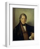 Portrait of Gaetano Bertolassone D'Arache, 1830-1840-Natale Schiavoni-Framed Giclee Print