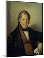 Portrait of Gaetano Bertolassone D'Arache, 1830-1840-Natale Schiavoni-Mounted Giclee Print